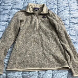 Patagonia Gray Quarter-Zip Sweatshirt
